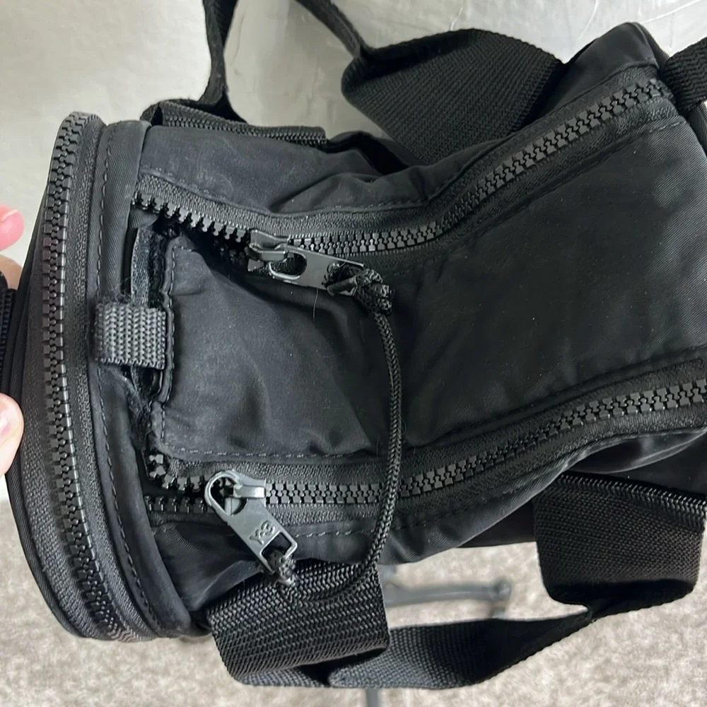 Y-3 Yohji Yamamoto Crossbody Mini Duffel Adidas Black Nylon Shoulder Bag